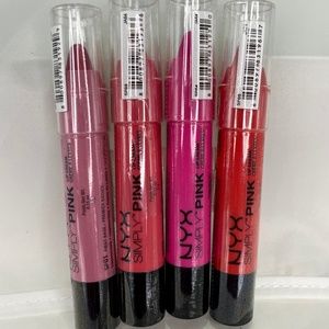 NYX Simply Pink Lip Cream Bundle
